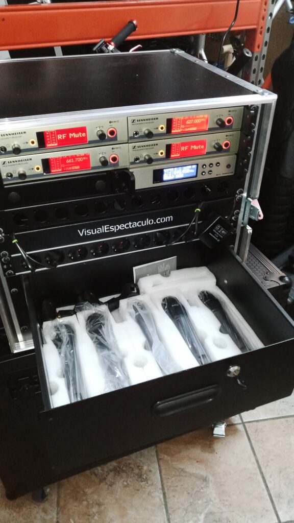 Rack Microfonia Sennheiser